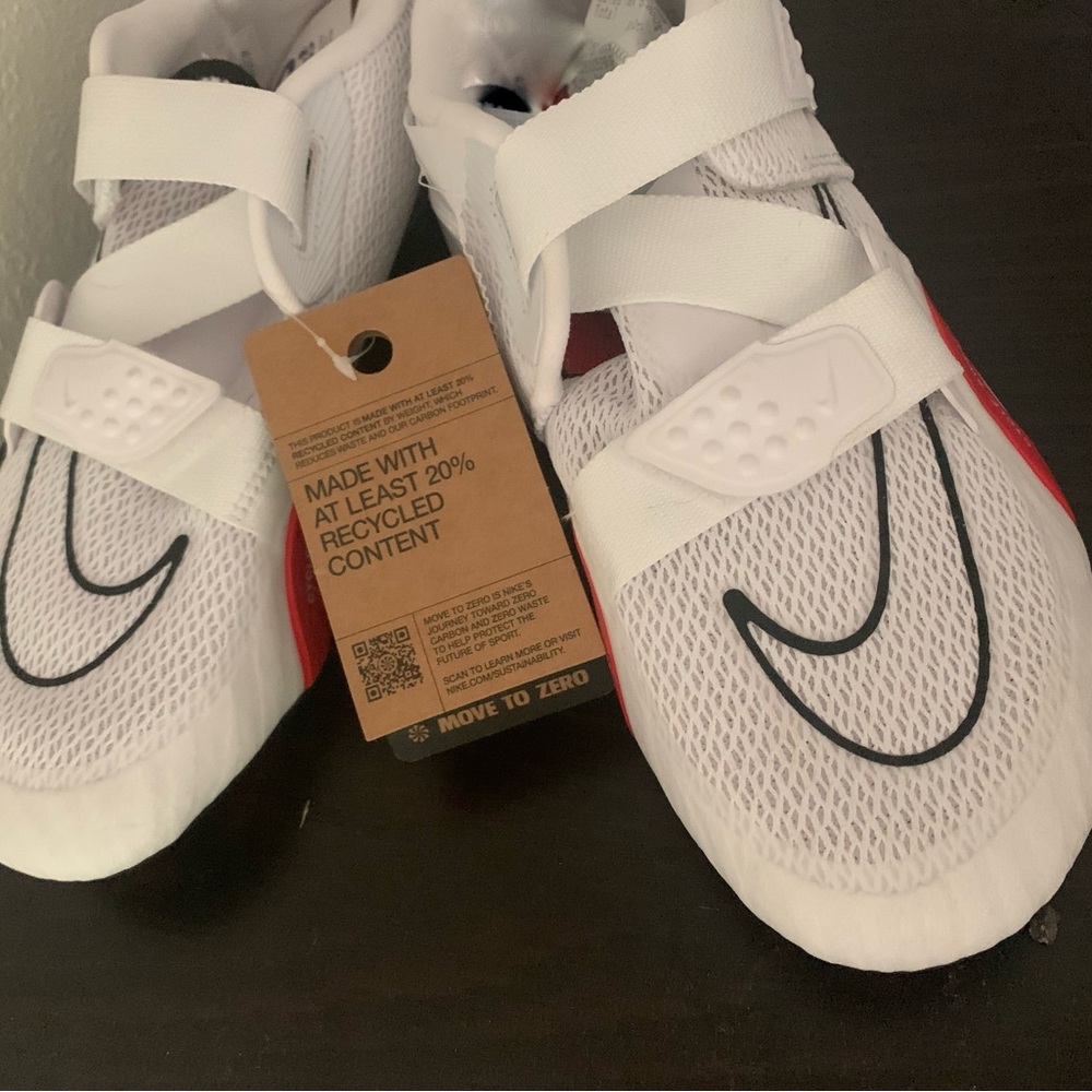Nike spin shoes label is a 10 but fits more like a 9.5
